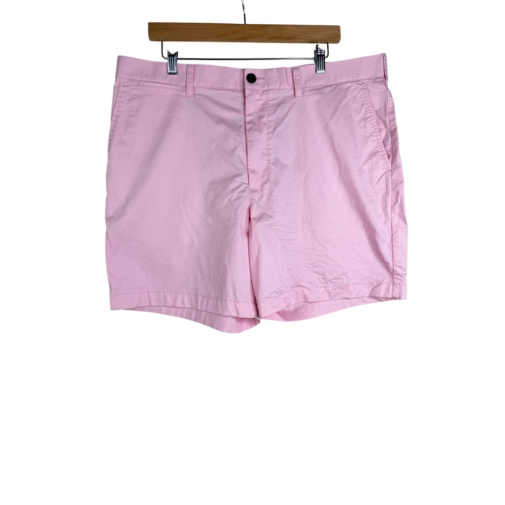 New J. Crew Men's Portsider Cotton Twill Shorts size 38 Pink
